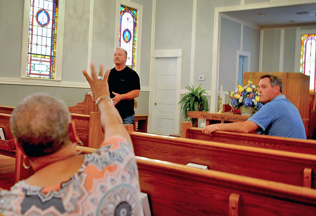 Homeless shelter meeting